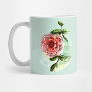 A Single Rose Watercolor Mug